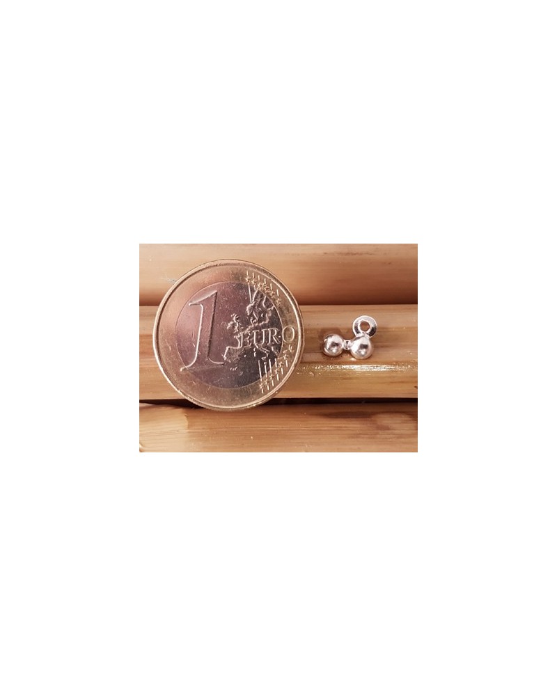 Kalotte 4mm (2 Stk), 925 Silber