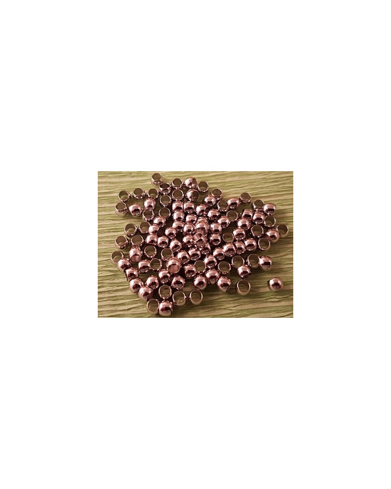 Zwischenteil 4x3mm (100 Stk), Messing rhodiumfarben