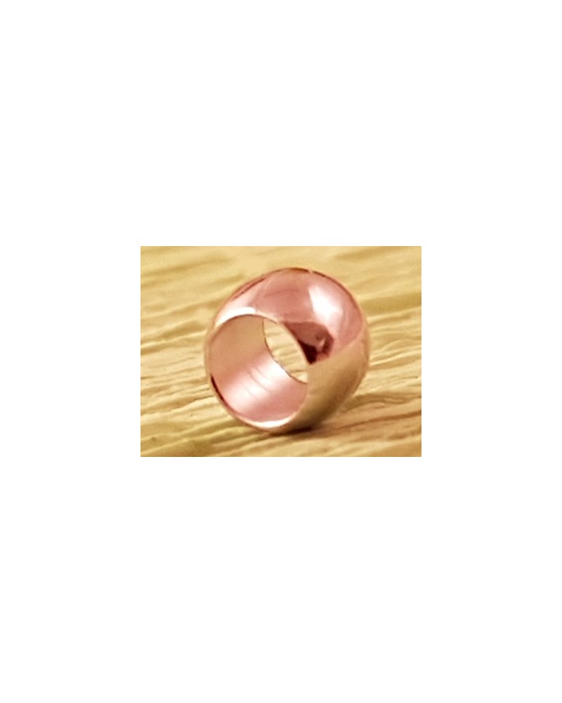 Zwischenteil 4x3mm (100 Stk), Messing rhodiumfarben