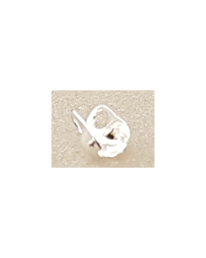 Kalotte 2mm Reparatur (10 Stk), Messing versilbert