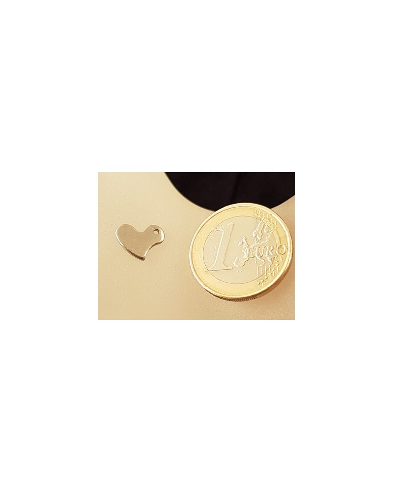 Charm Herz 11mm, Edelstahl