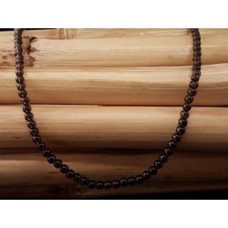 Rauchquarzkette 4mm 2