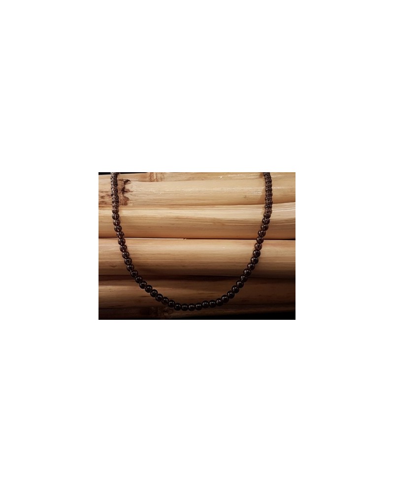 Rauchquarzkette 4mm