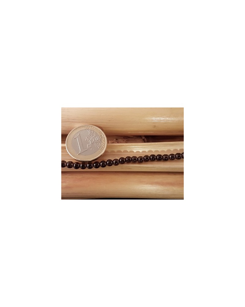 Rauchquarzkette 4mm
