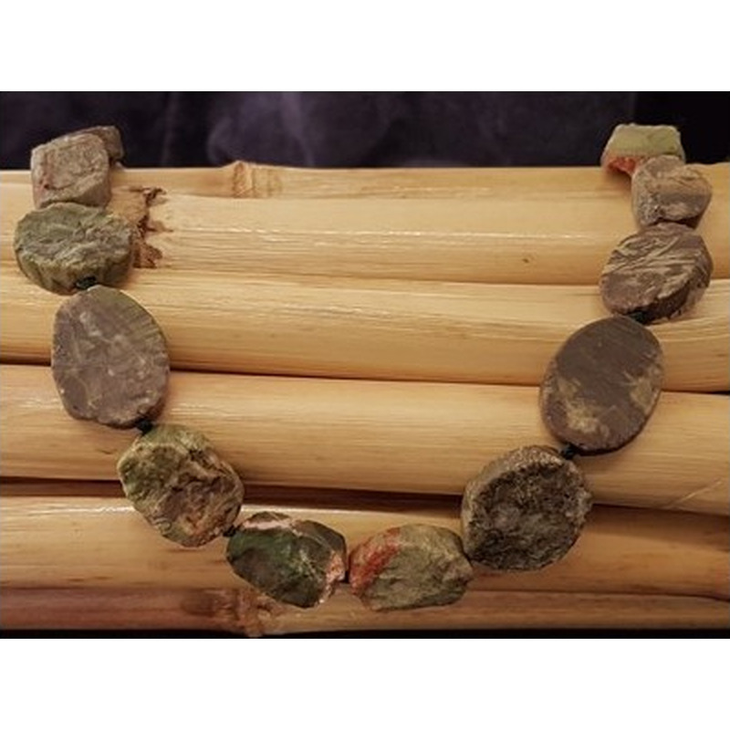 Rainforest Achatkette 18x22mm