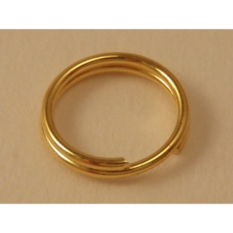 Spiralring vergoldet