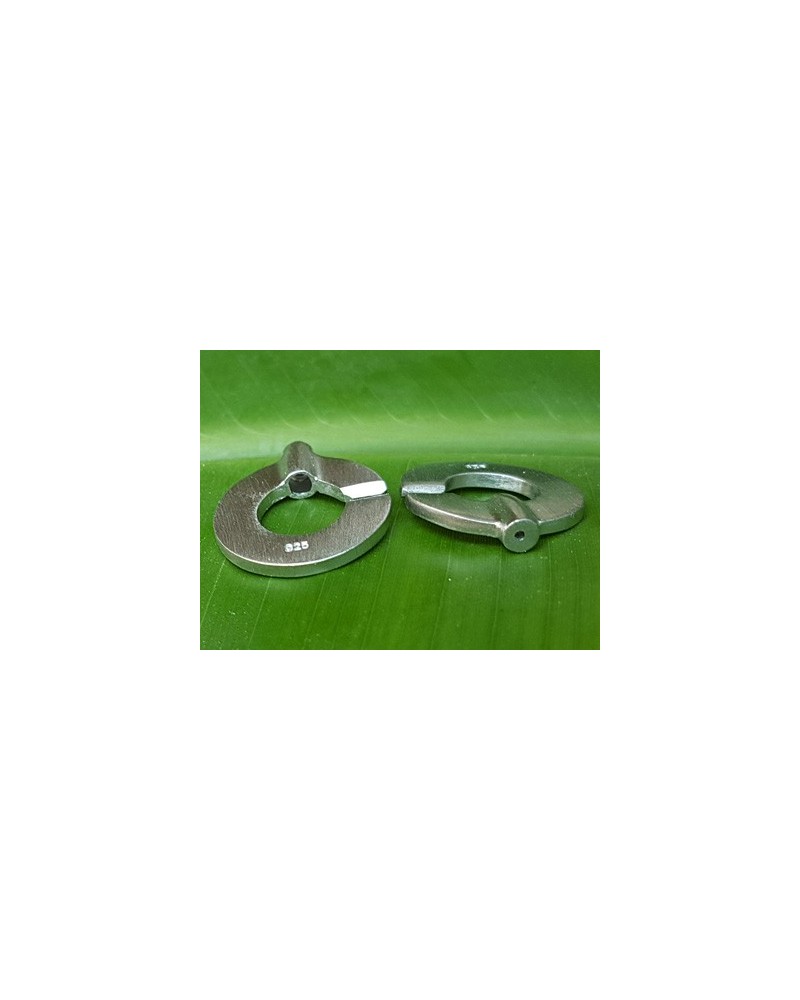 Schliesse 20x30mm, 925 Silber rhodiniert