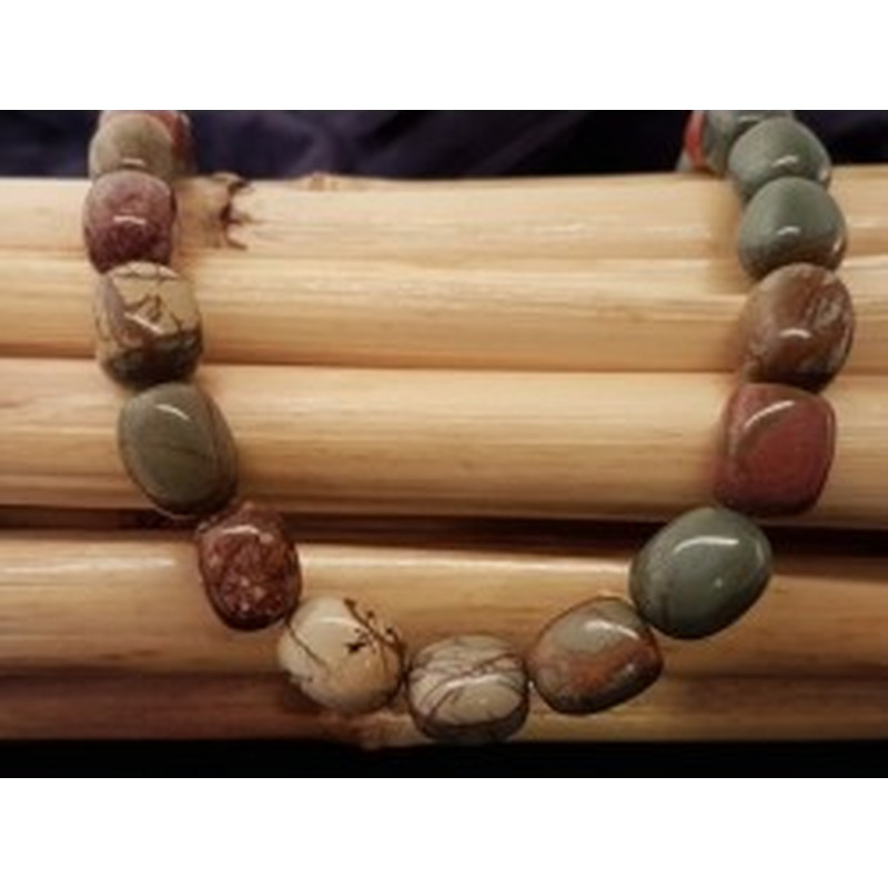Red Creek Jaspis Kette 13x16mm 2