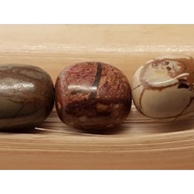 Red Creek Jaspis Kette 13x16mm