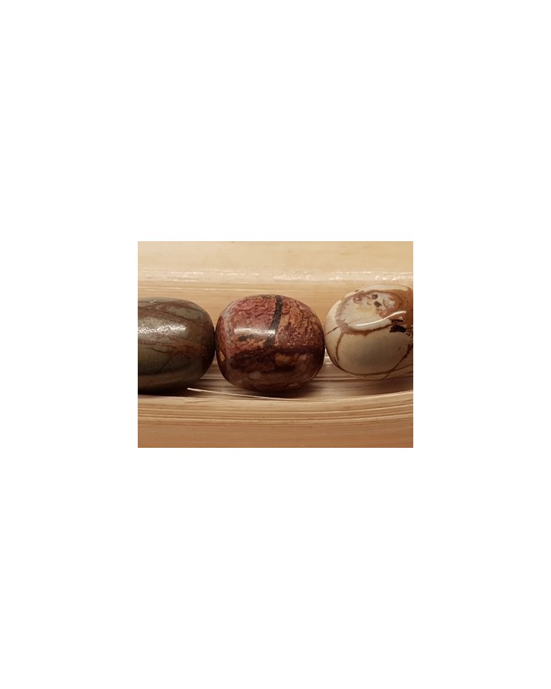 Red Creek Jaspis Kette 13x16mm