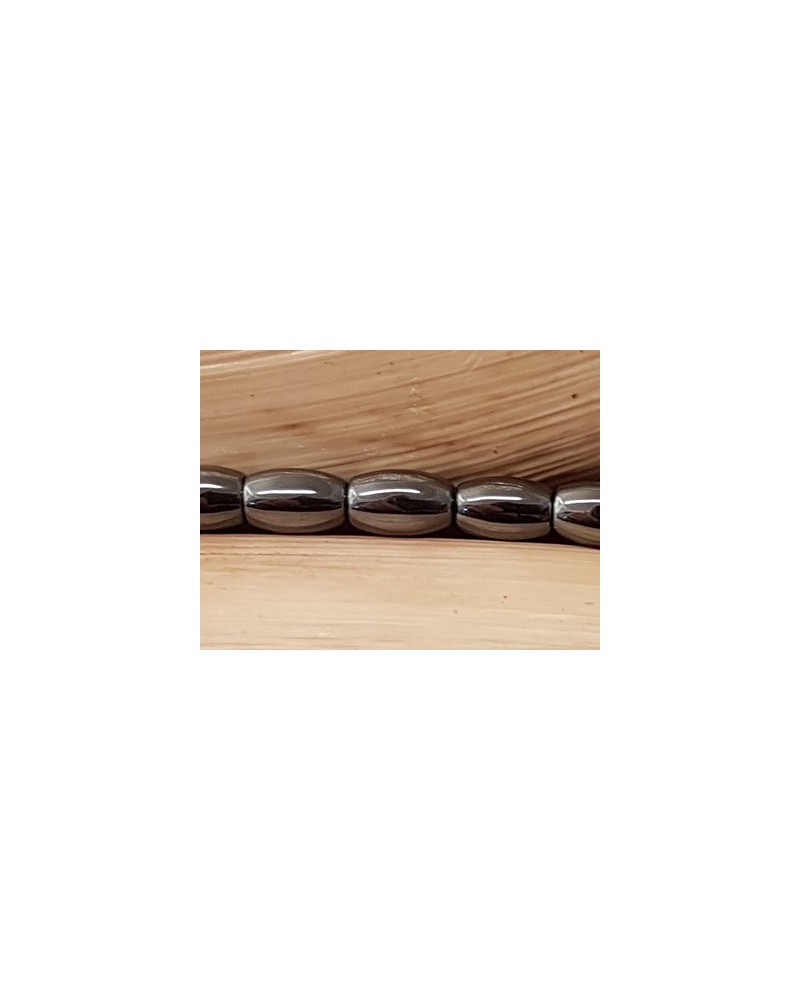Blutsteinkette (Hämatit) 3x5mm