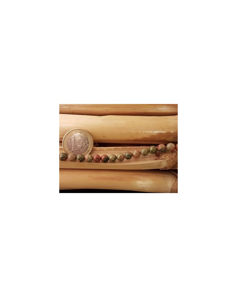 Unakitkette (Epidot) 6mm