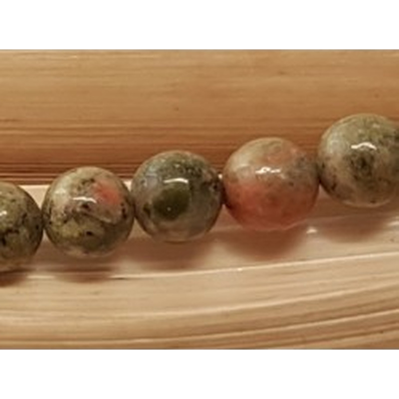 Unakitkette (Epidot) 6mm