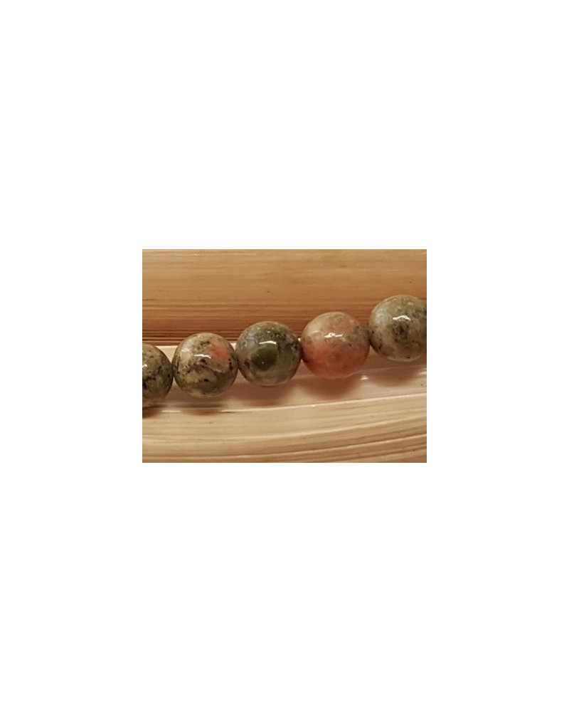 Unakitkette (Epidot) 6mm