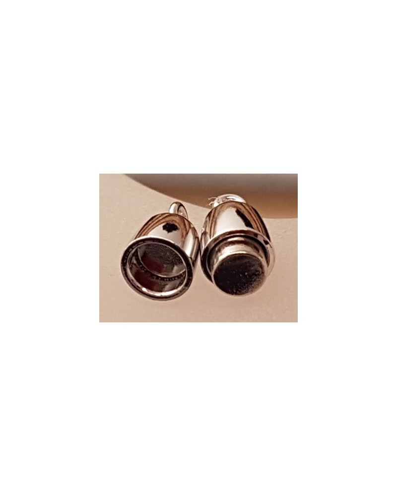 Magnetschliesse 6*19mm rhodiniert
