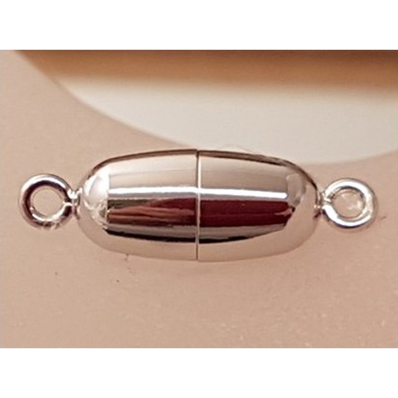 Magnetschliesse 6*19mm rhodiniert