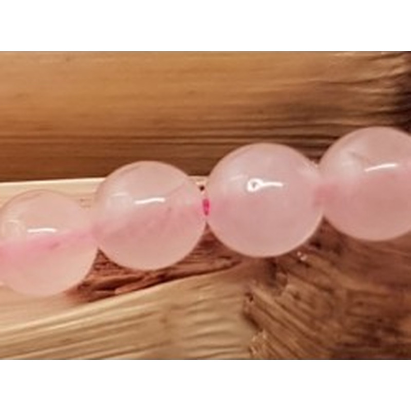 Rosenquarzkette 6mm
