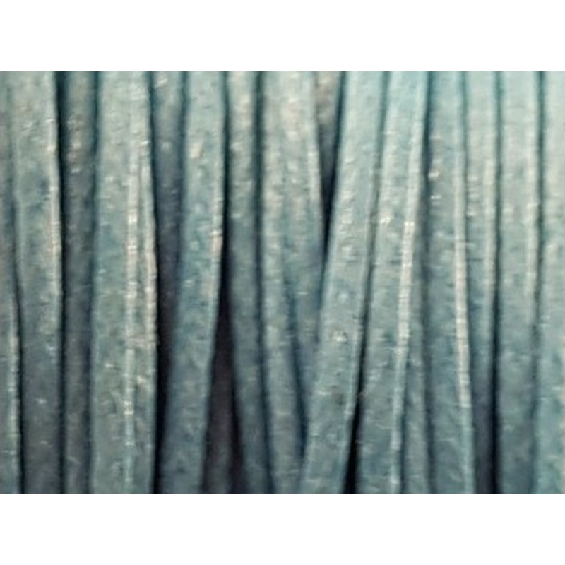 gewachste Baumwollkordel, blau, 1.0mm/20m