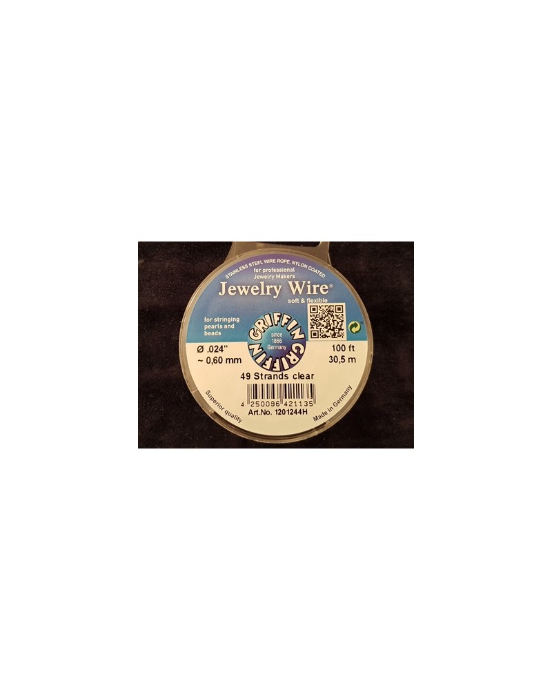 Jewelry Wire 0.60mm/30.5m/49str