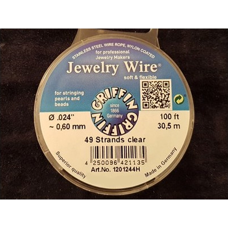 Jewelry Wire 0.60mm/30.5m/49str