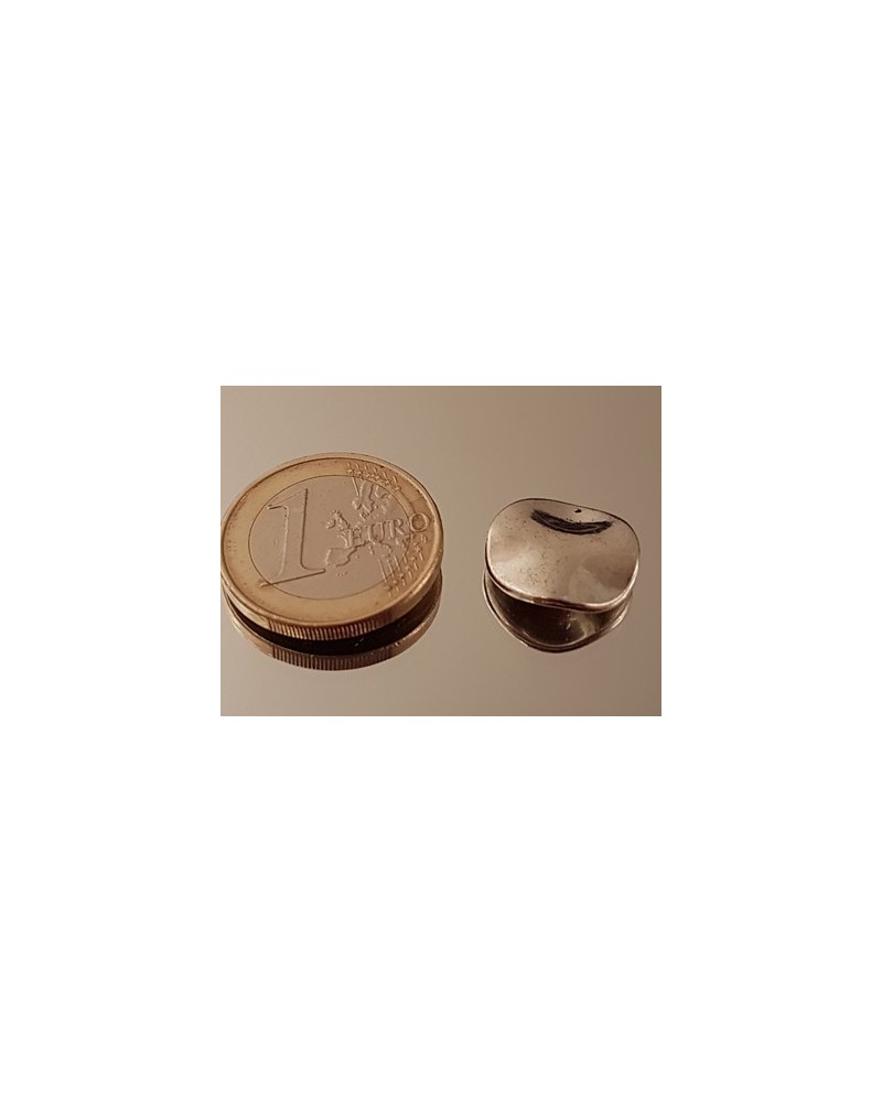 Zwischenteil Welle 15mm, Metall Antik