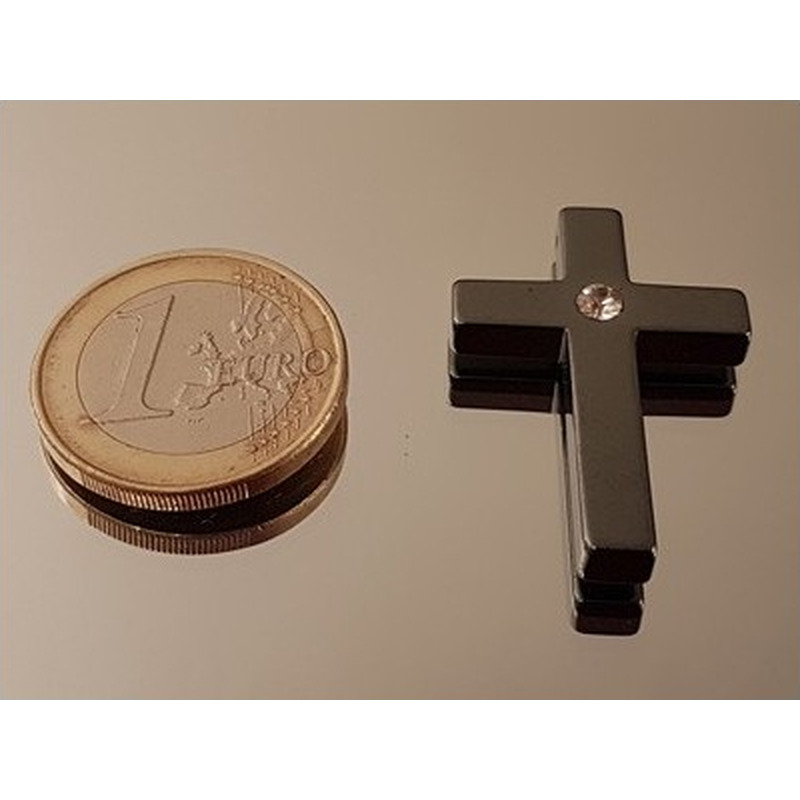 Blutsteinkreuz (Hämatit) 33mm