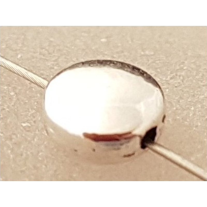 Zwischenteil 6x3mm, Metall silberfarben