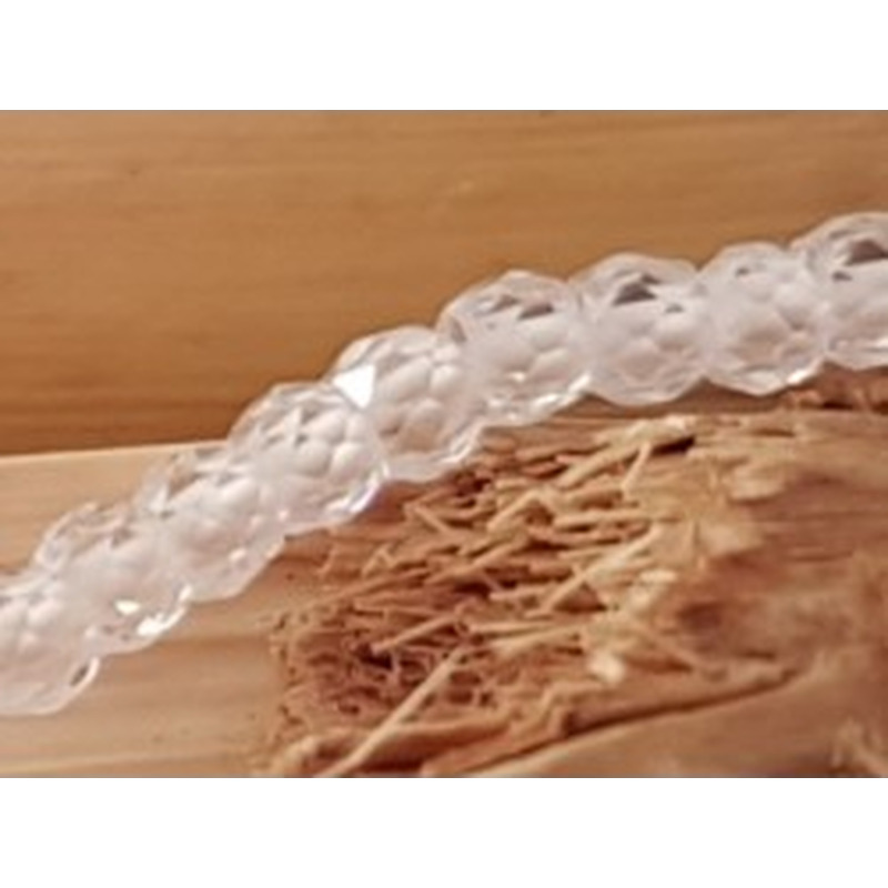 Zirkonkette-stark funkelnd-facettiert 3x2mm