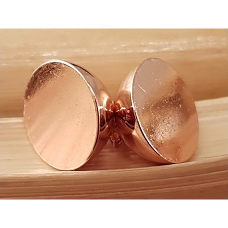Magnetschliesse 12mm rosegoldfarben, geschlossen