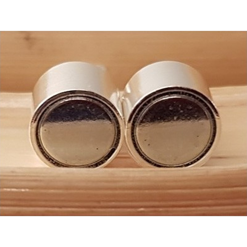 Magnet-Wechselschliesse 7x34mm silberfarben