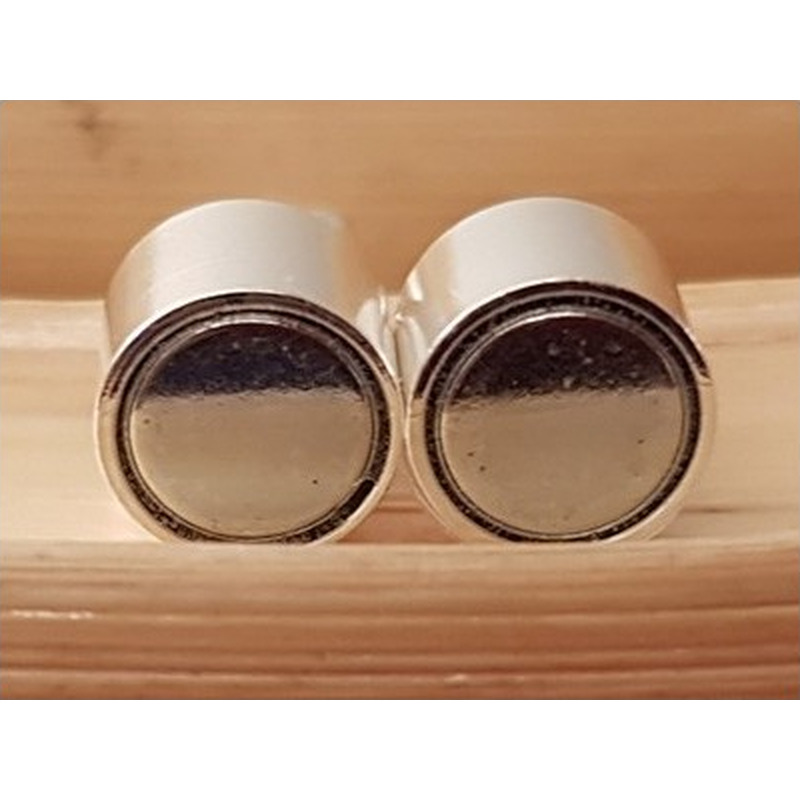 Magnet-Wechselschliesse 7x34mm silberfarben