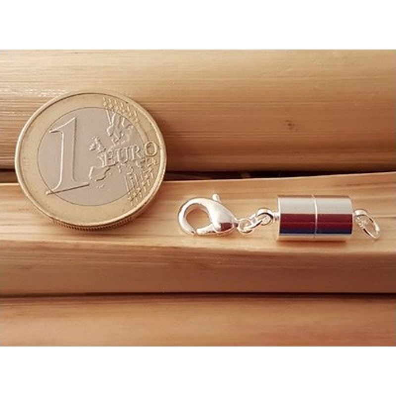 Magnet-Wechselschliesse 7x34mm silberfarben