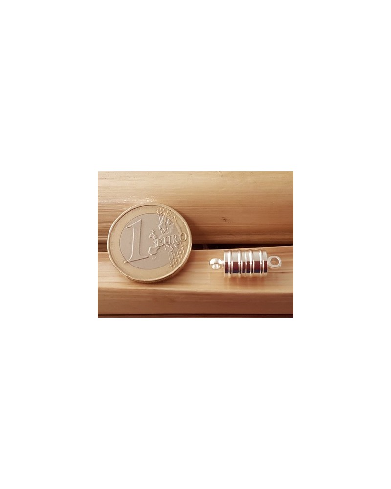 Magnetschliesse 8x20mm silberfarben, geklebt