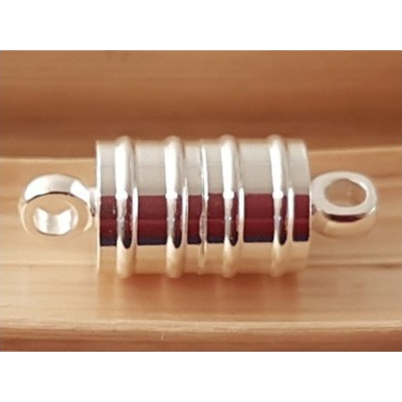 Magnetschliesse 8x20mm silberfarben, geklebt