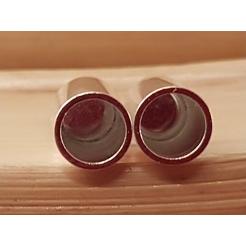 Magnetschliesse 5x20mm (innen 4mm) silberfarben