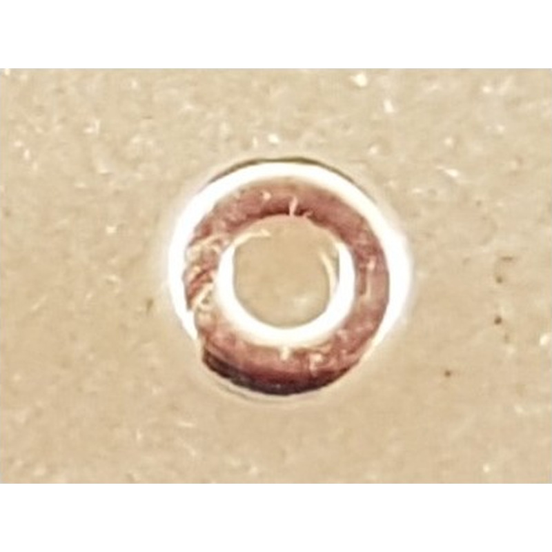 Zwischenteil, Scheibe 4x1.5mm, Metall silberfarben