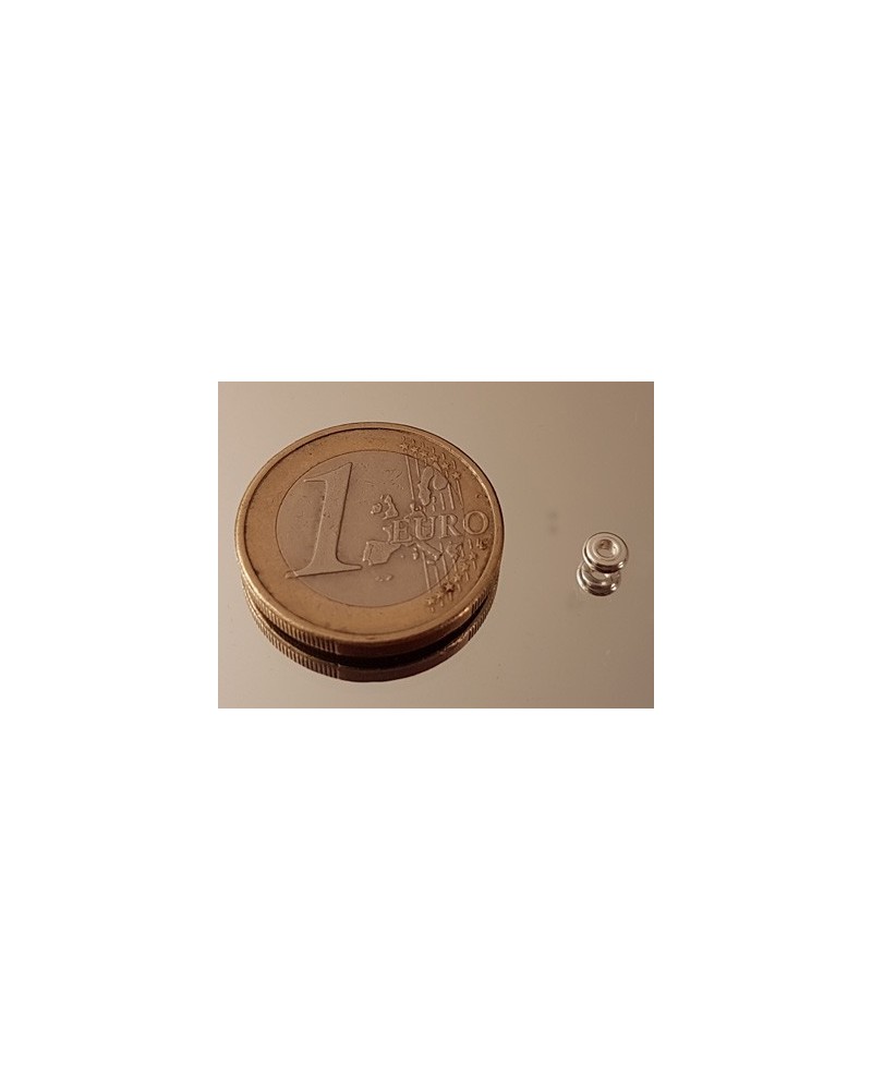 Zwischenteil, Scheibe 4x1.5mm, Metall silberfarben