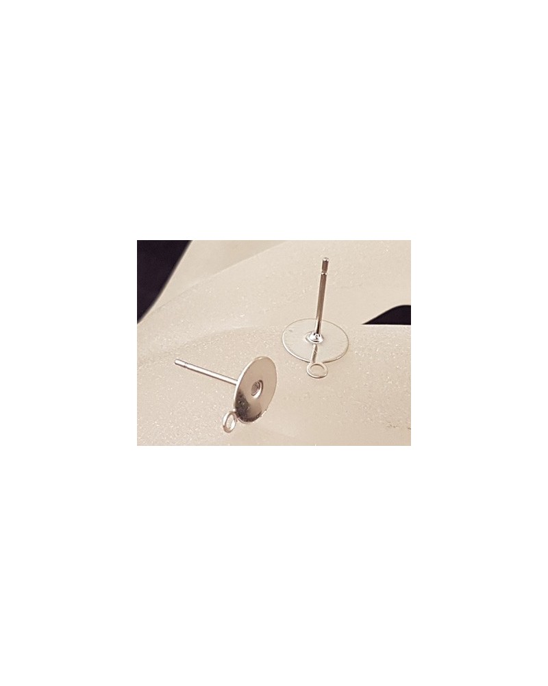 Ohrstecker 8mm (2 Stk), Edelstahl