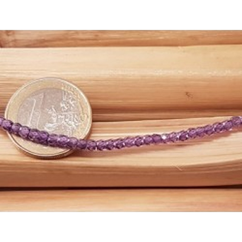 Zirkonkette-stark funkelnd-facettiert 3x2mm 2