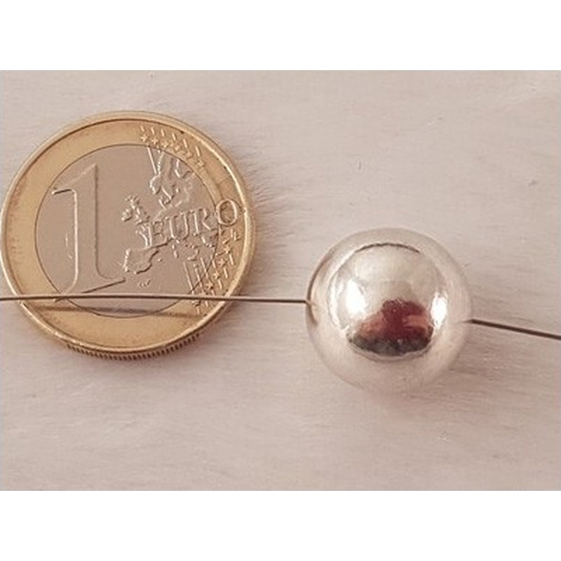 Zwischenteil, Kugel 14mm, 925 Silber