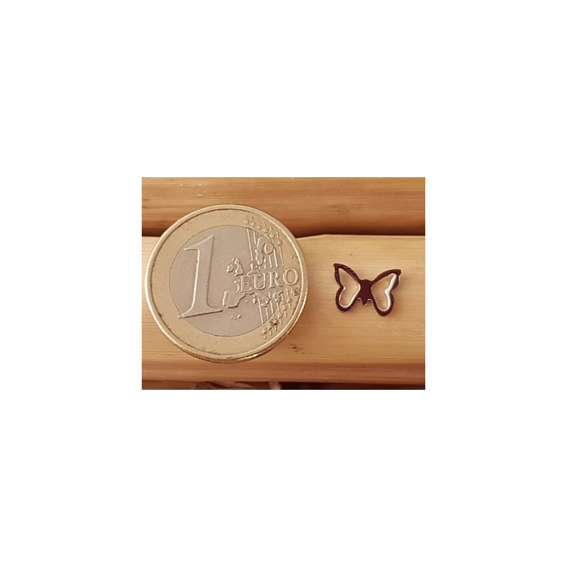 Zwischenteil-Link, Schmetterling 7x10mm, Edelstahl