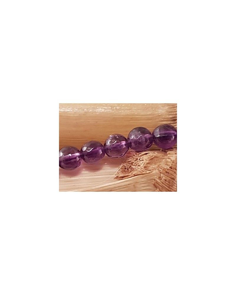 Amethystkette facettiert 6mm