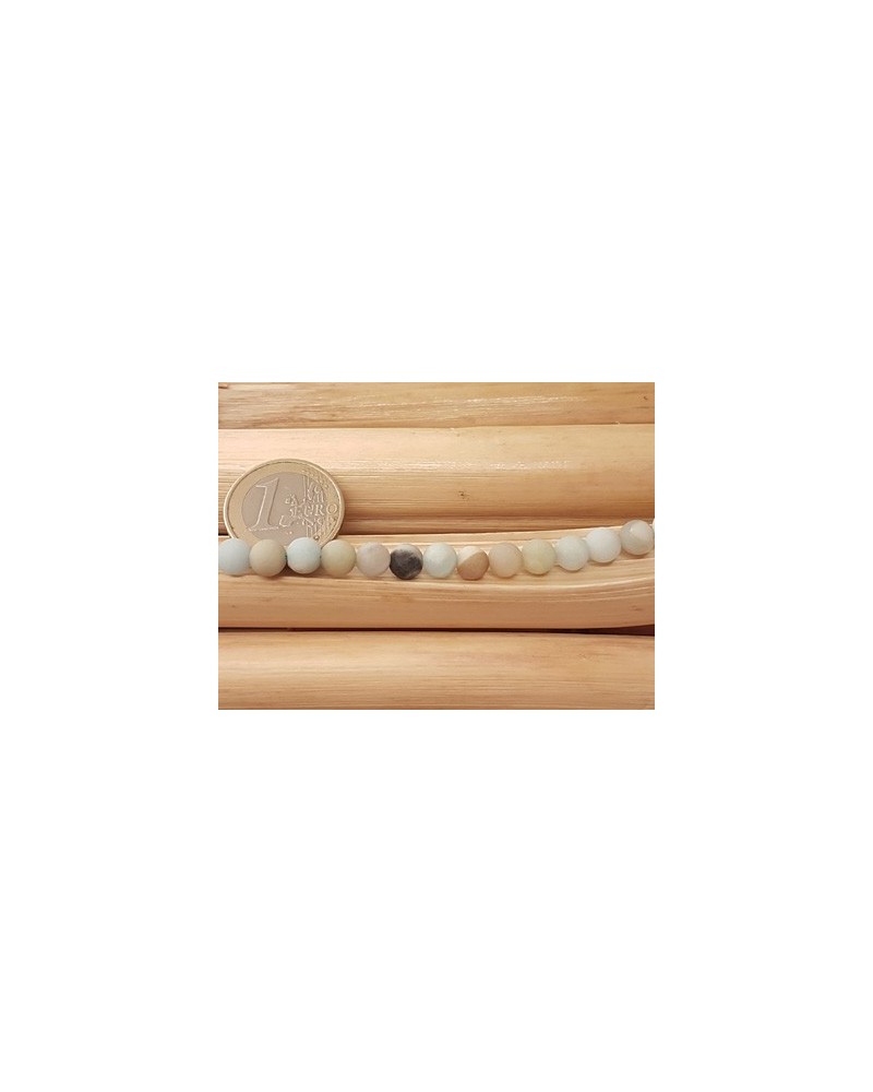 Amazonitkette matt 6mm
