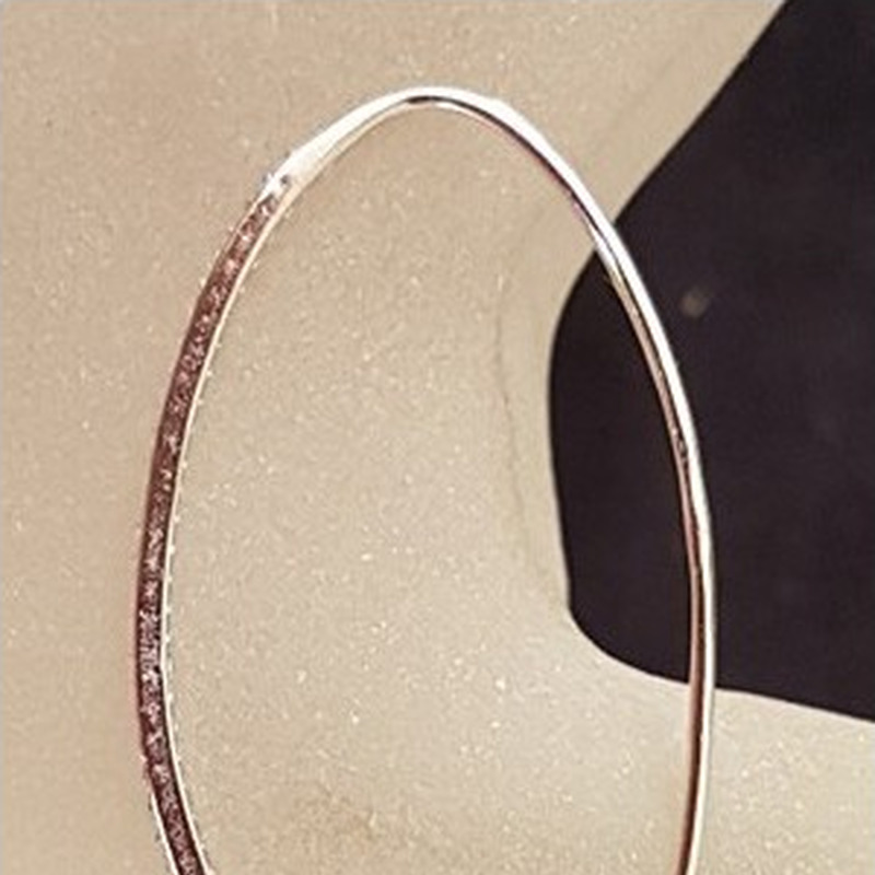 2 Stk. Ohrhaken 36mm, 925 Silber rhodiniert, Strass