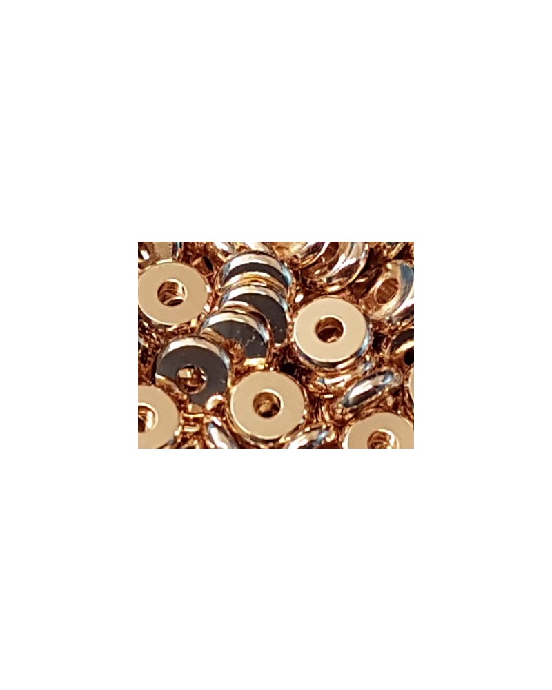 Zwischenteil, Scheibe 6x1.5mm, Metall goldfarben