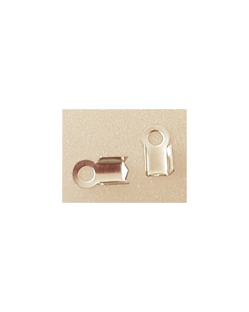 Bandende 3mm (2 Stk), Edelstahl