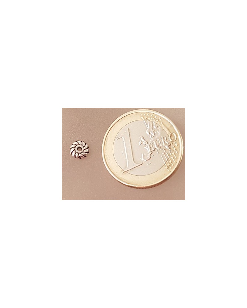 Zwischenteil 6x2mm, Metall Antik