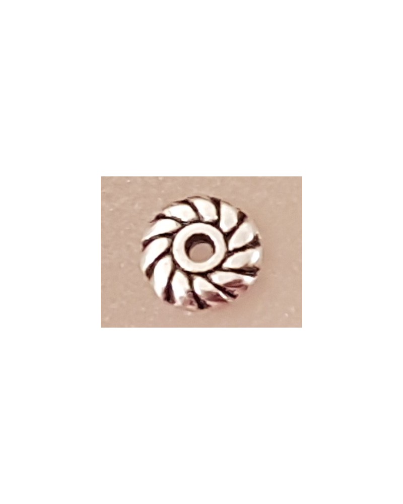 Zwischenteil 6x2mm, Metall Antik