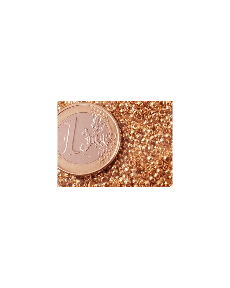 Quetschperle 1.5mm, vergoldet, 200 Stk