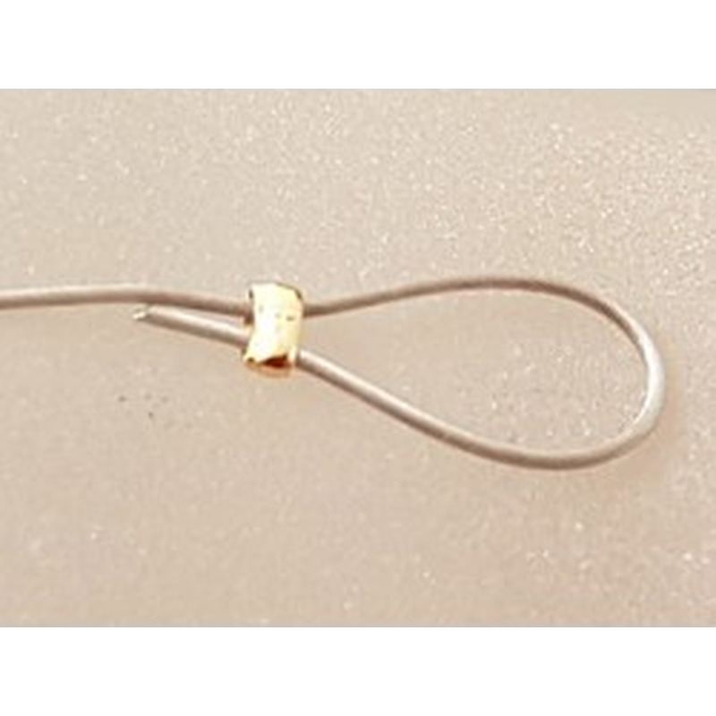 Quetschperle 1.5mm, vergoldet, 200 Stk 2